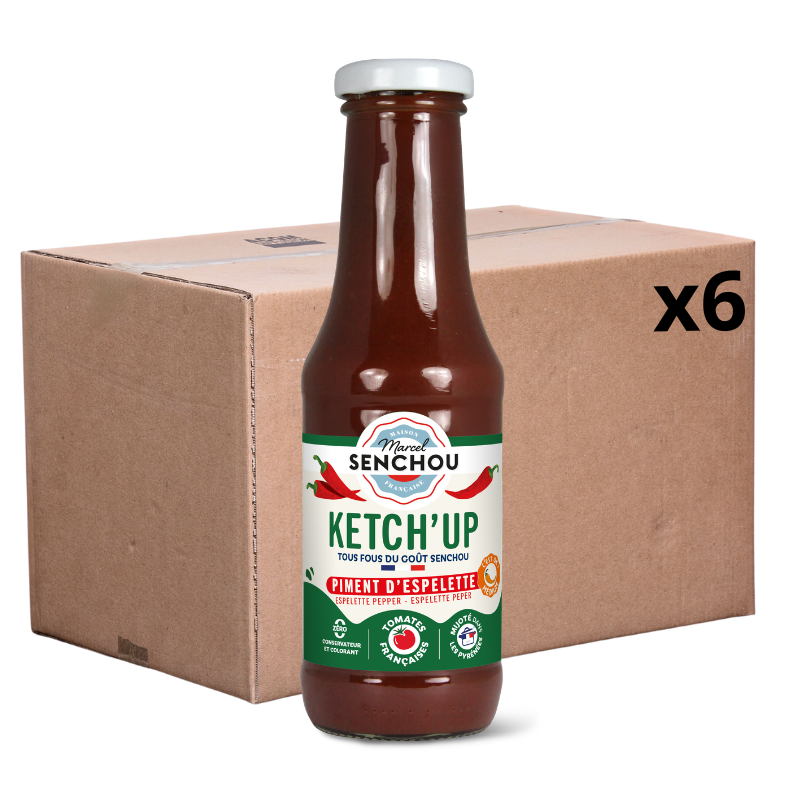 Pur Ketchup Tomate au Piment d'Espelette x6