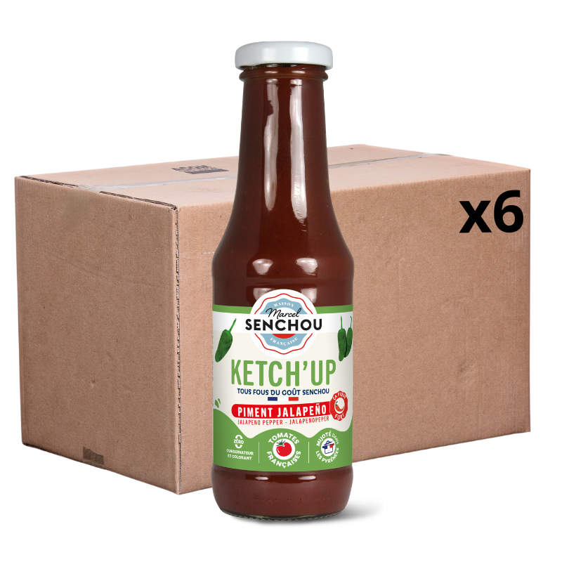 Pur Ketchup Tomate au Piment Jalapeño x6