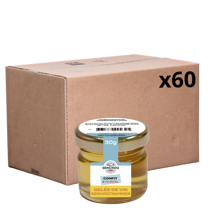 Gelée de vin de Gewurztraminer x60