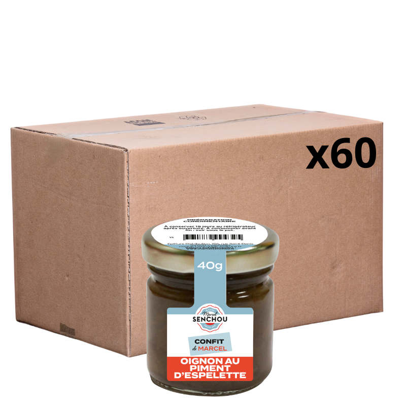 Confit d'Oignon au piment d'Espelette x60